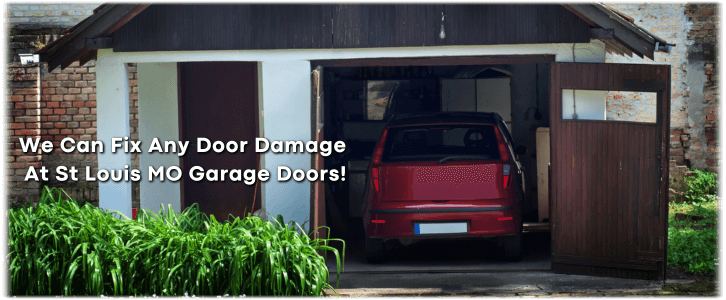Garage Door Off Track In St Louis MO